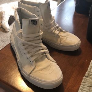 Off white high top vans